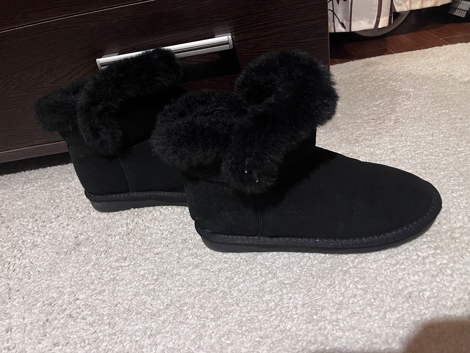 Ghete stil UGG (brand Mojito, pliele naturala)