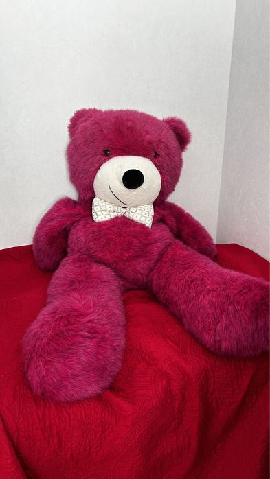 Мишка фиолетовый 120 см