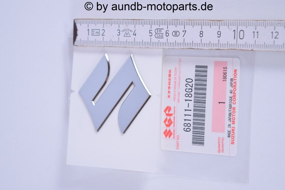 Emblema 3D Suzuki Stiker Moto Atv KingQuad Logo Sigla