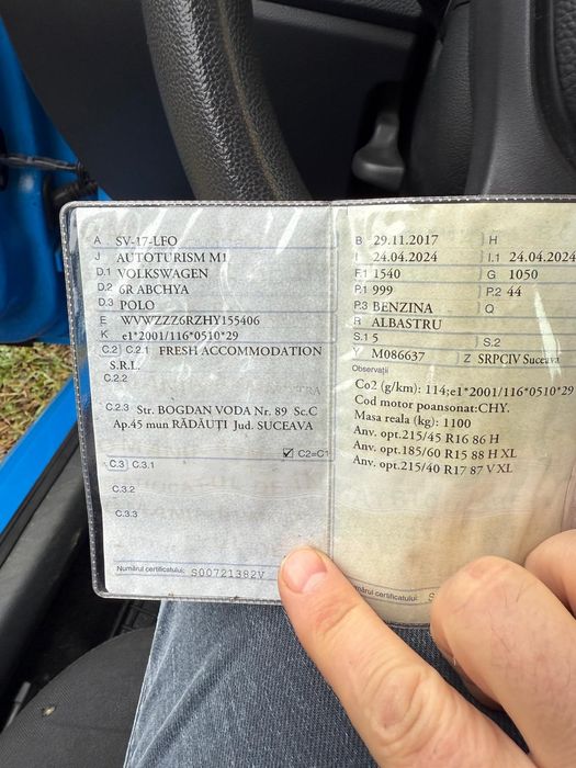 Vand Volkswagen polo