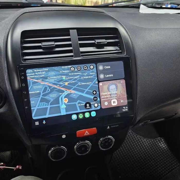 Мултимедия 10" за MITSUBISHI ASX Android 14 CARPLAY навигация GPS DSP
