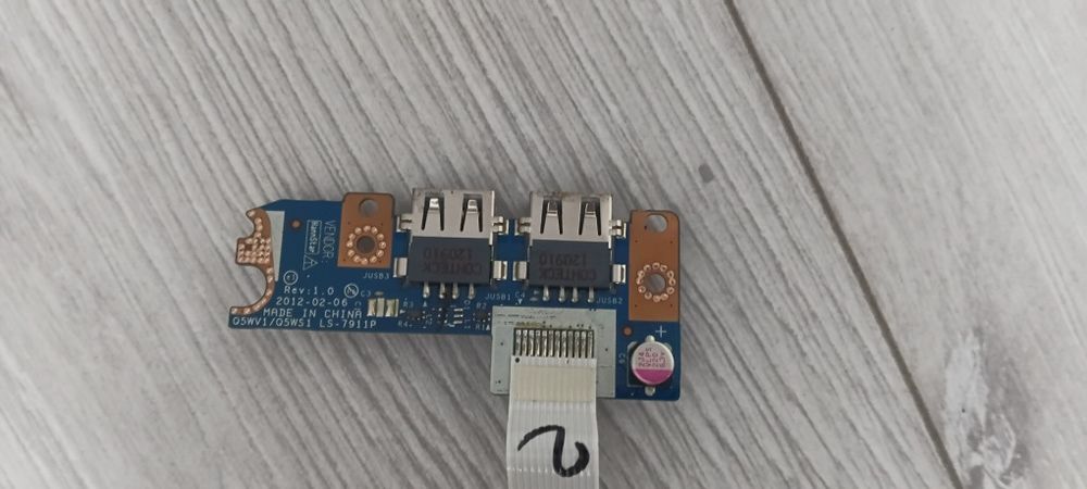 USB-плата Acer Aspire E1-571G (2 USB) со шлейфом