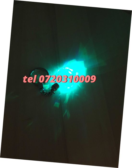 Promotie Breloc Din Cristal Led 6 Culori Volkswagen Sau Alte Auto