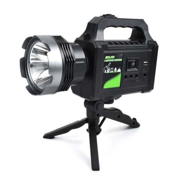 Kit solar lanterna cu trepied si 3 becuri GD-P50 HA