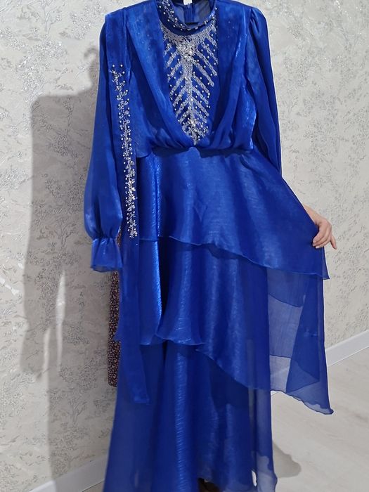 Платье синий на все сезон