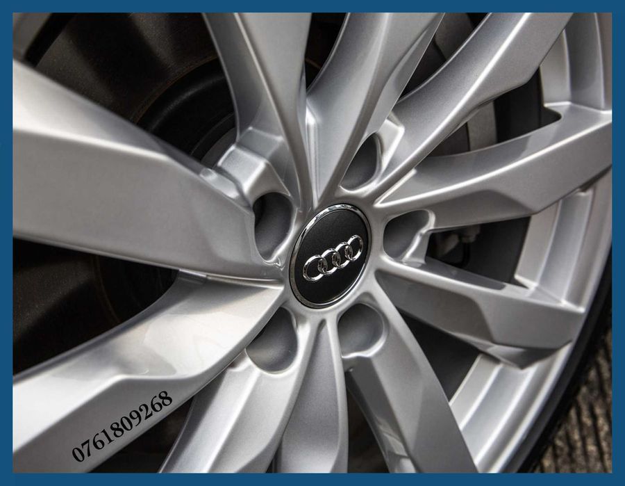Set 4 capace 61mm 4M0/ 8W0601170 jante aliaj Audi A4 A5 A6 A7 Q3 Q5 Q7