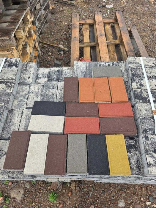 Брусчатка Кирпичик Тротуарные плитки Ландхаус Вибропрессованая