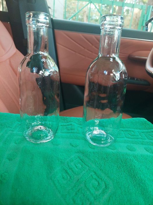 Sirka va barcha turdagi ximikat va tabiiy maxsulotlar uchun shishalar