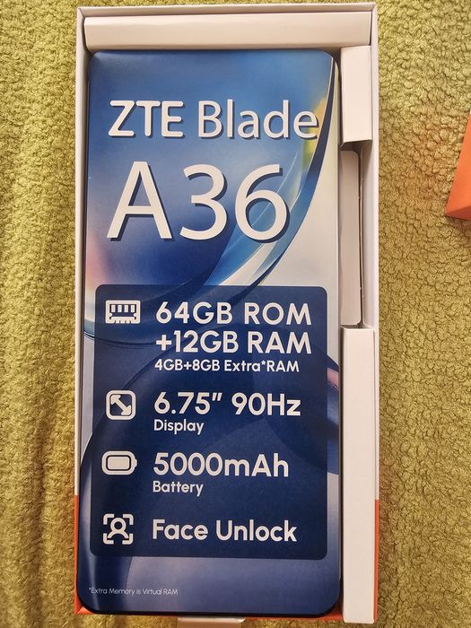 Продам новый ZTE Blade A 36