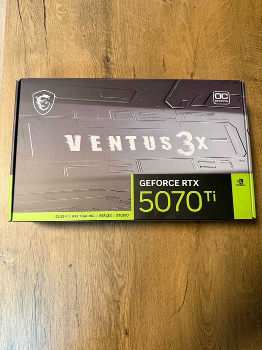 ЧИСТО НОВА MSI GeForce RTX 5070 Ti Ventus 3X OC 16GB GDDR7