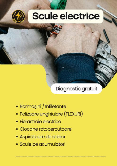 Reparatii electronice (Telefoane, Laptop-uri, Scule electrice)