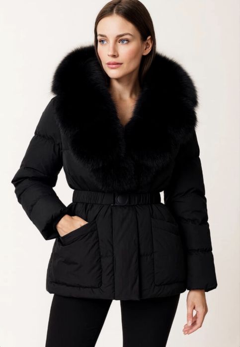 Geaca blana naturaka 100%