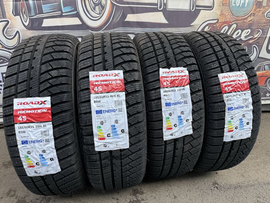185/60 R15 ROADX AllSeason anvelope noi mixte /Montaj inclus