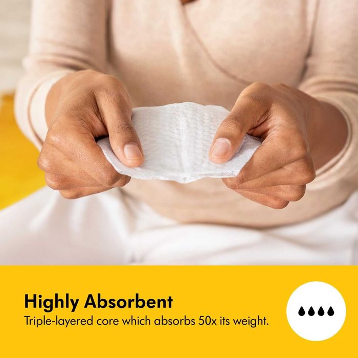 MEDELA Ultra-Breathable – Ултратънки абсорбиращи подплънки за кърма, 120 бр., дискретен дизайн