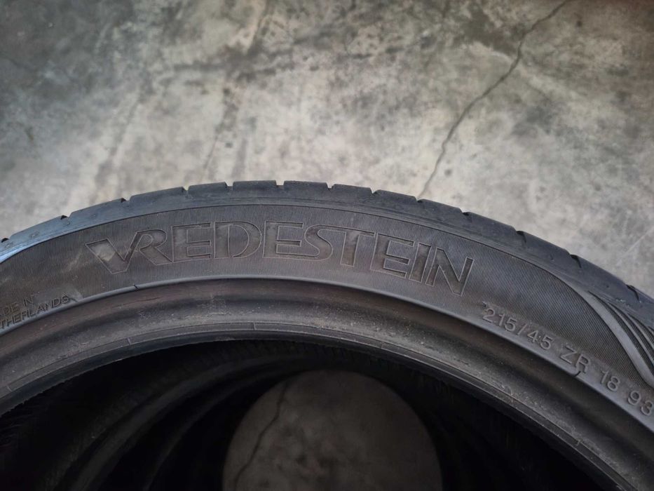 4 Anvelope de VARA - 215/45/18 93Y - Vredestein Ultrac Satin - APP NOI - DOT 2020 ! SUPER PRET !
