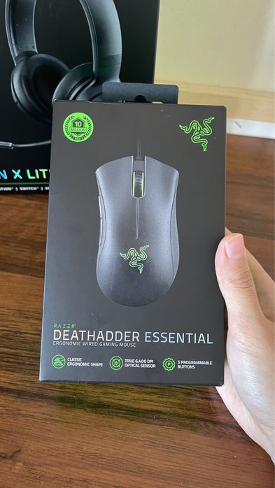 Наушник razer kraken x lite + мышка razer