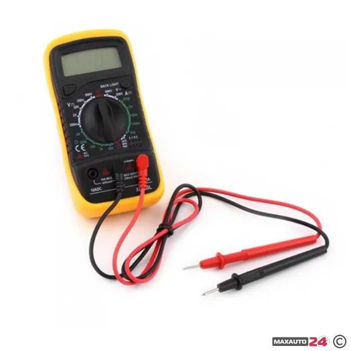 Нов мултицет, мултиметър DT-A830L, зумер, светещ дисплей, VAC VDC ADC