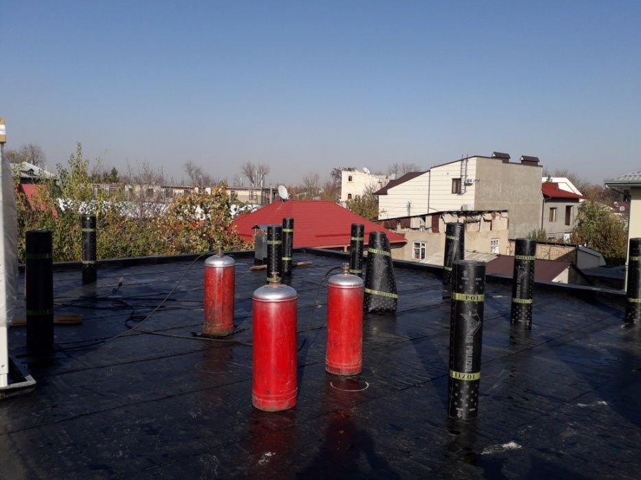 Ремонт крыш, Кровельные работы, Мягкая кровля.