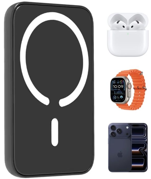 baterie externa cu magnet