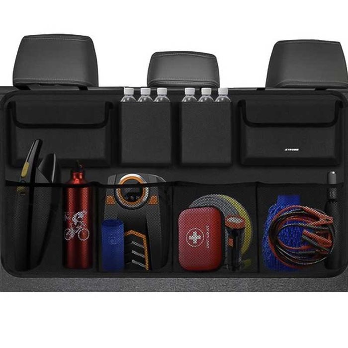 Органайзер за багажник на автомобил, подреден багажник, с 8 джоба