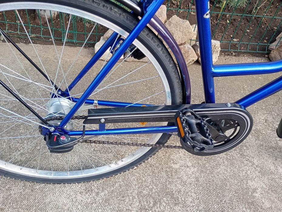 Vând bicicletă damă RAGAZZI,cu 7 vit Sachs,frână picior !
