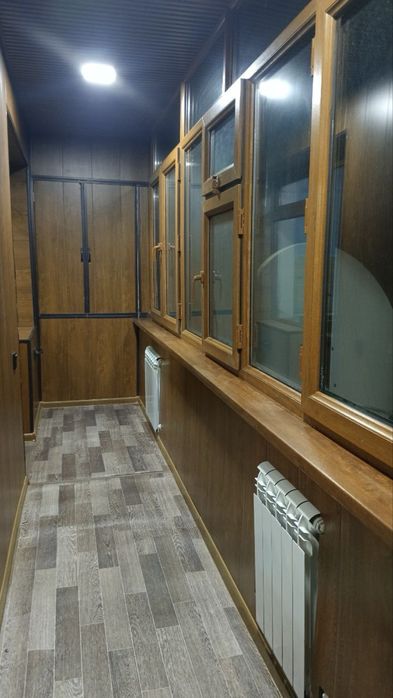 1 комнатная с мебелью и техникой вдоль дороги с двухконтурным котлом