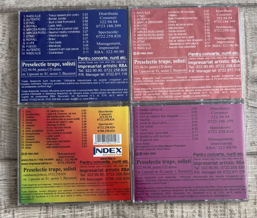 Pachet 6 - 16 cd-uri cu muzica romaneasca