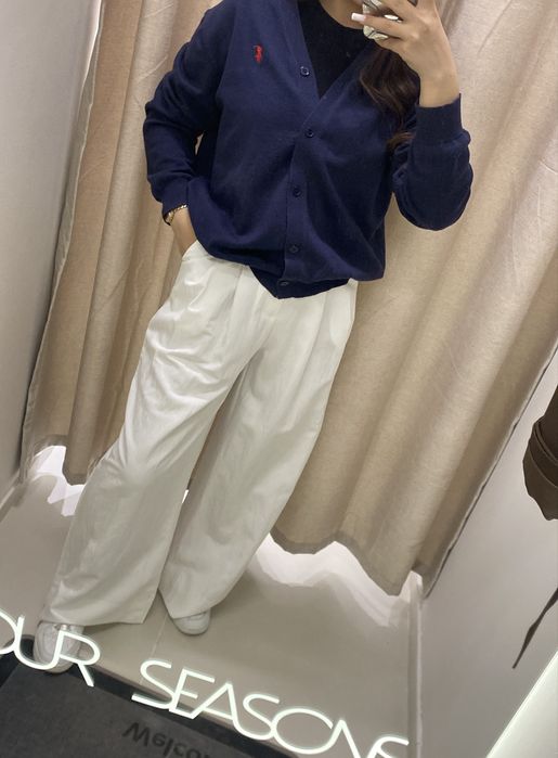 Новые белые брюки