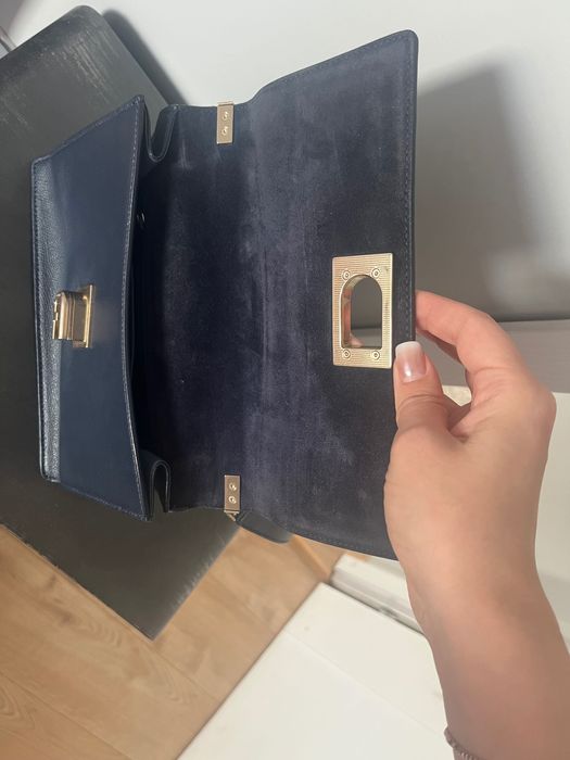 Чантa Furla в син цвят