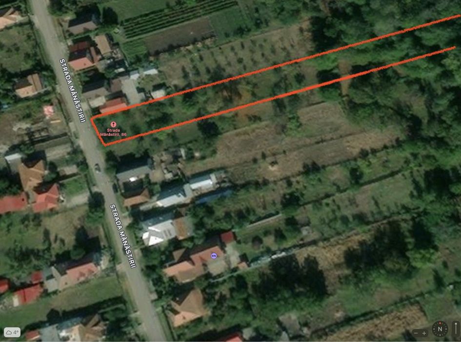 Teren în oraşul Horezu, sat/str. Romanii de Jos