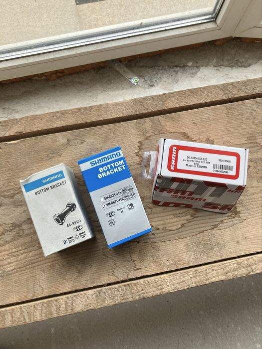 Средни движения SRAM и Shimano