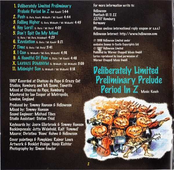 CD Helloween - Better Than Raw 1998