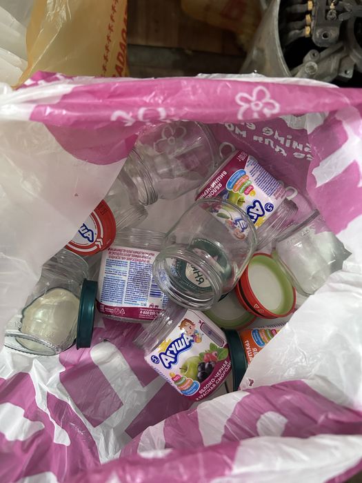 Банки баночки от детского пюре