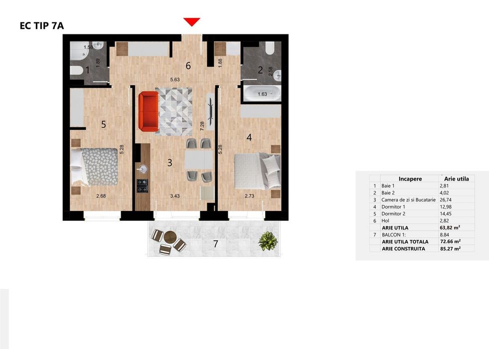 0% COMISION! Apartamente 3 camere, bloc nou, Zorilor
