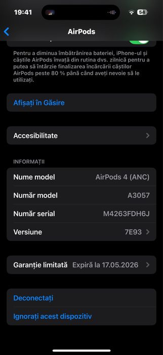vand casti airpods 4