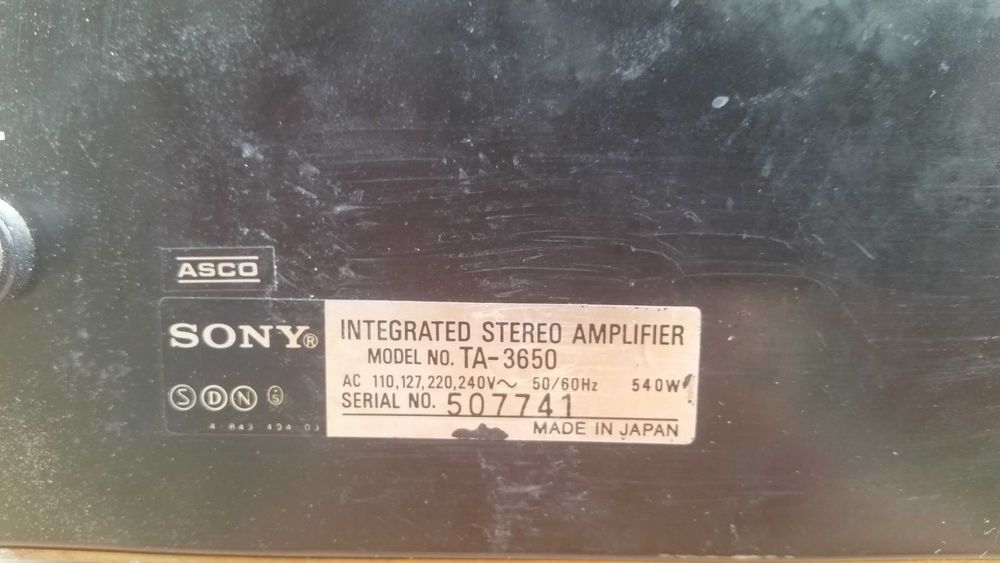Sony TA-3650 Japan