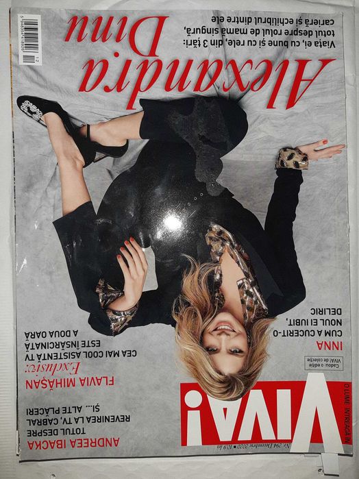 Revista Viva cu Alexandra Dinu Mutu pe coperta