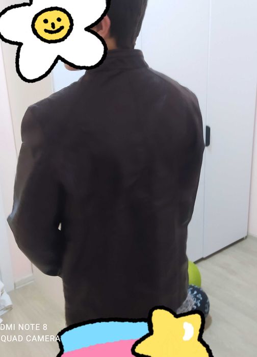 Куртка мужская кожаная