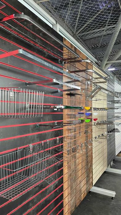 Торговые металлические стелажи, экономпанели, хлебницы, конфетницы