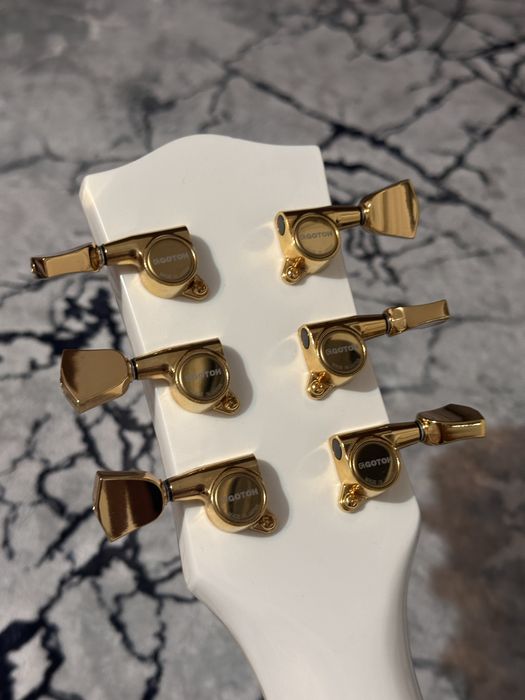 Chitară stil Les Paul, Dimavery LP-520 White