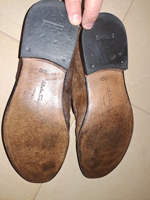 Salvatore Ferragamo pantofi piele caprioara