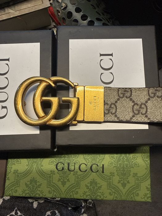 Колан естествена кожа модел Gucci