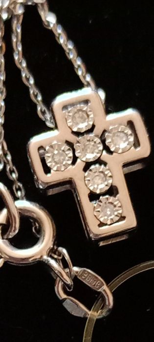 Колье цепочка с кулоном