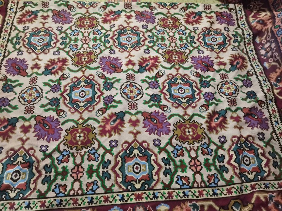Уникален ръчно тъкан котленски килим-1970 година