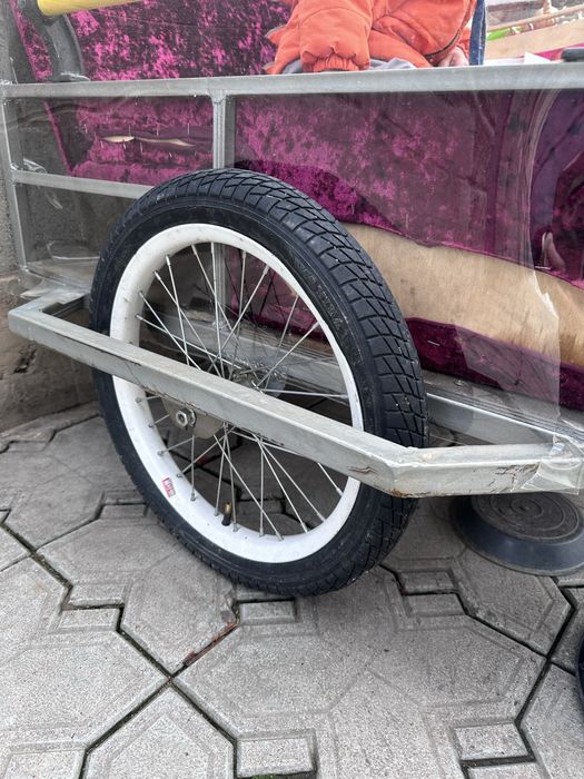 Прогулочная вело коляска