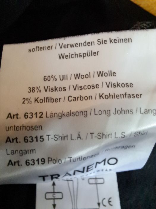 Термо блуза  Tranemo L с мериносова вълна.