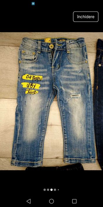 Vând lot blugi bebe 80-86