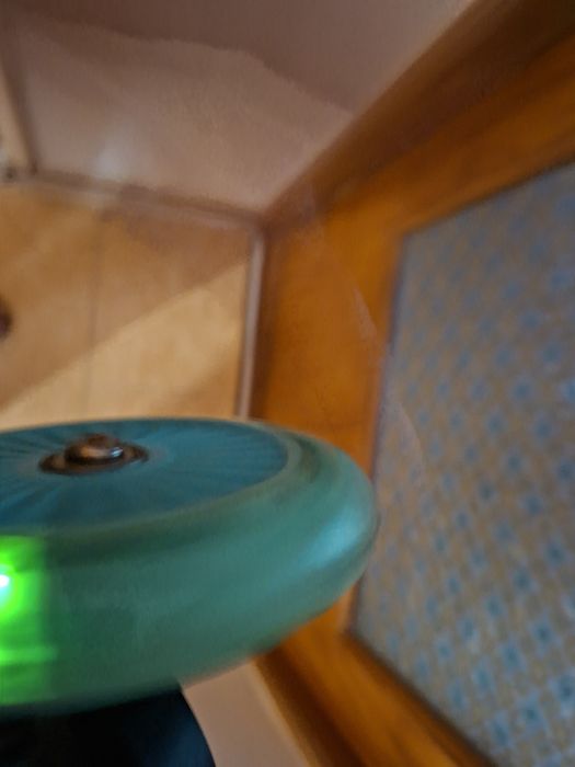 Trotinetă copii cu 2 roți luminoase (Model stabil, import Franța) - Turcoaz