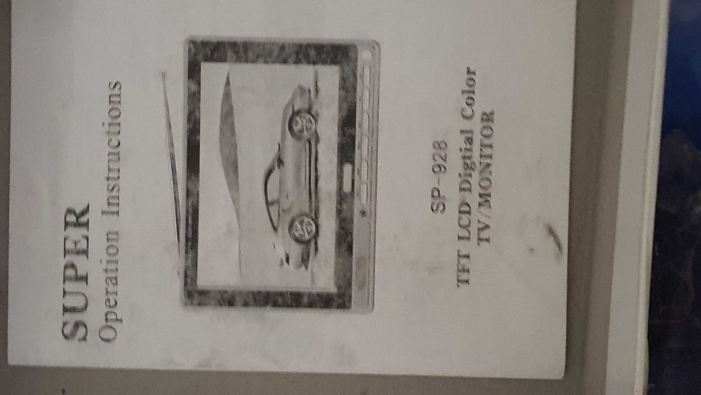 Телевизор за кола super TFT LCD tv