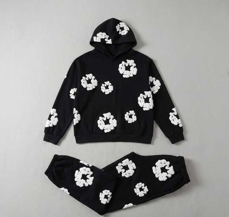 Denim tears екип - черен